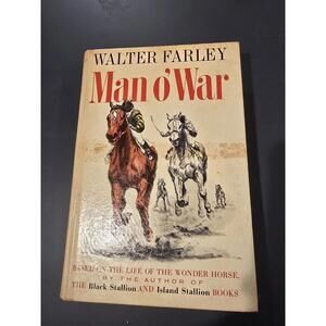 Man O' War Walter Farley Hardcover Book 1962 Illustrated
